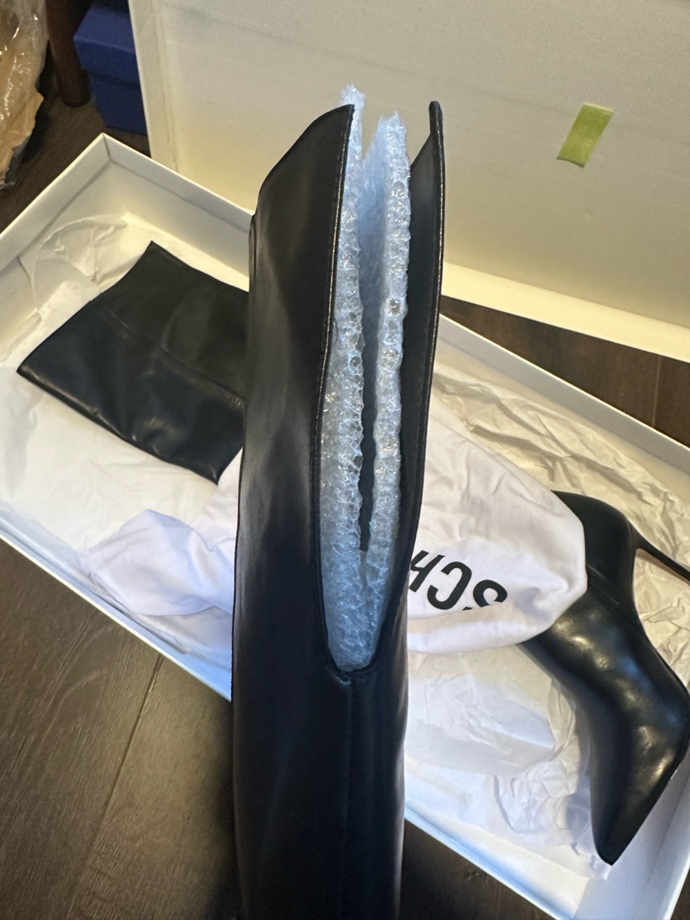 SCHUTZ Sleek Black Over the Knee Boots - Picture 10 of 10